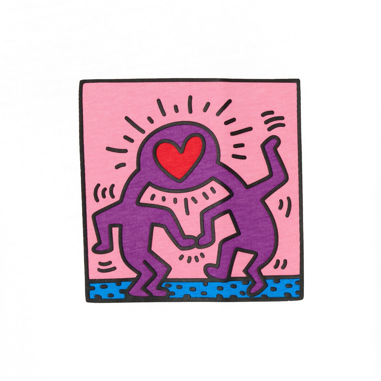 Tee shirt imprimé licence Keith Haring