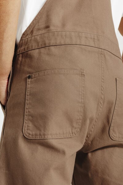 Salopette matière canvas