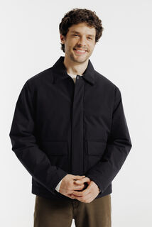 Blouson col chemise rembourr&eacute;