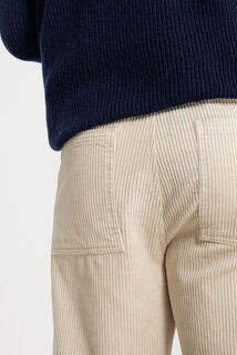 Pantalon en velours taille &eacute;lastiqu&eacute;e