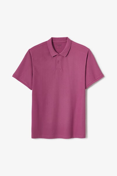 Polo manches courtes piqu&eacute; uni