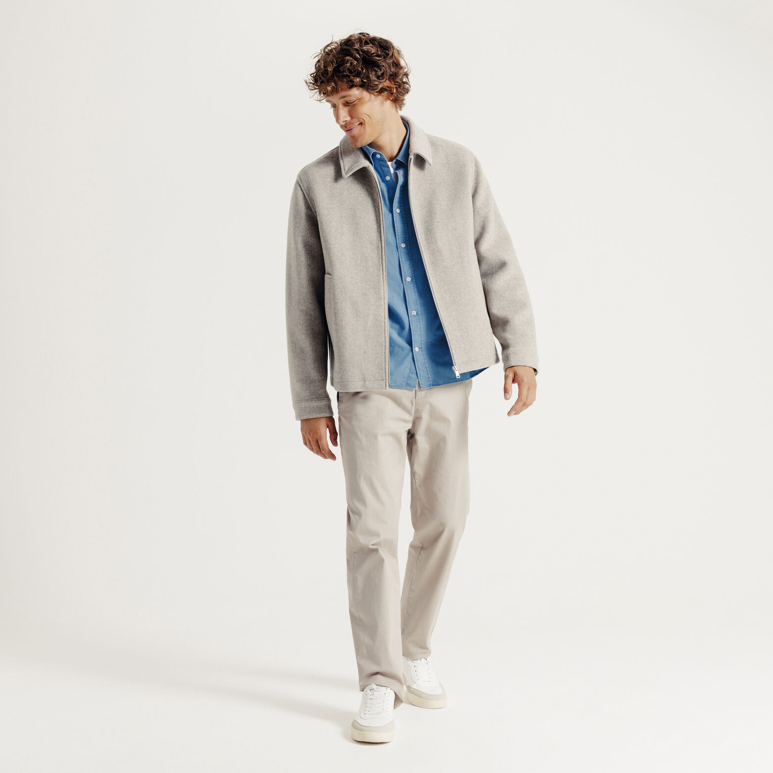 Chemise en coton chambray