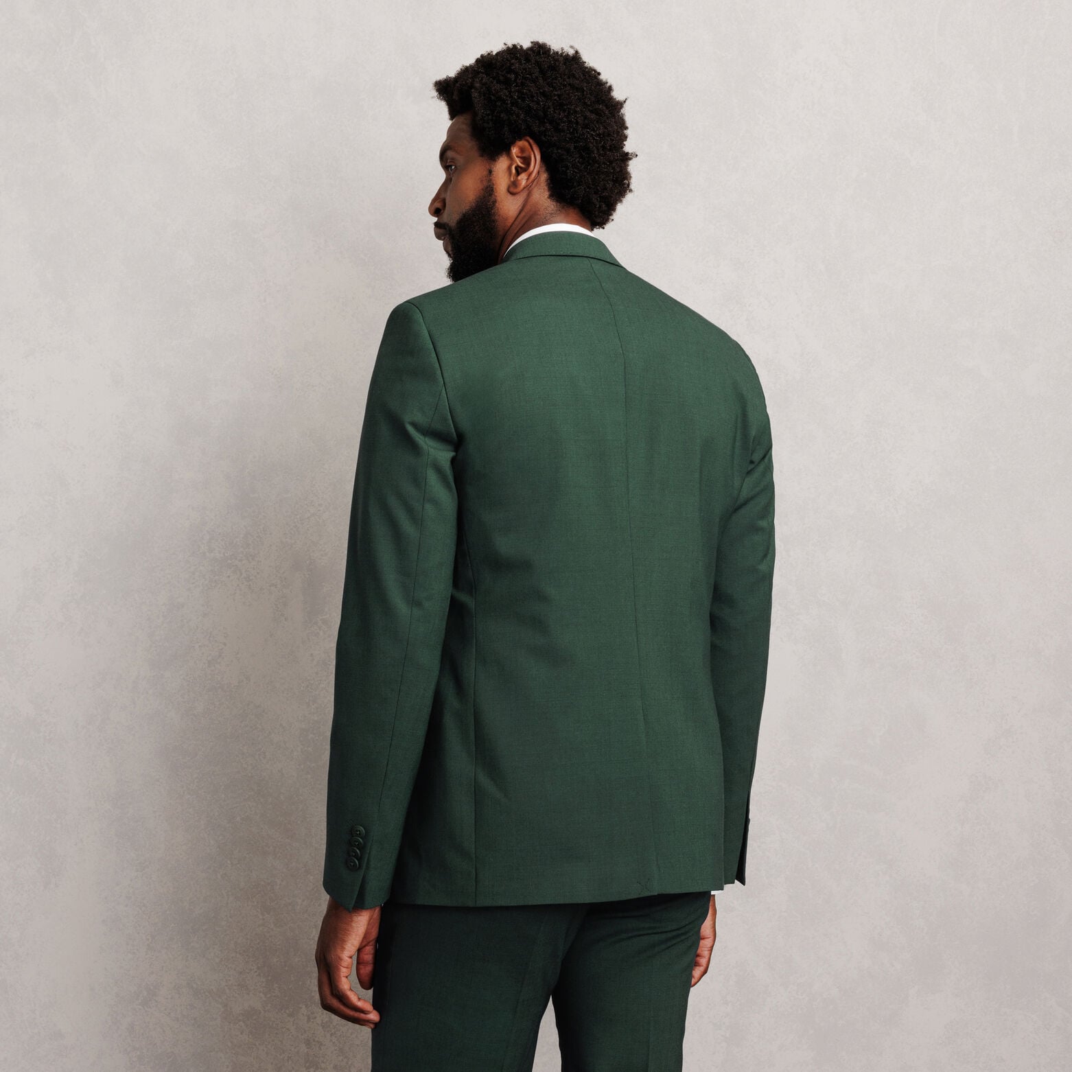 Costume 2 pi&egrave;ces slim bi-stretch - Vert