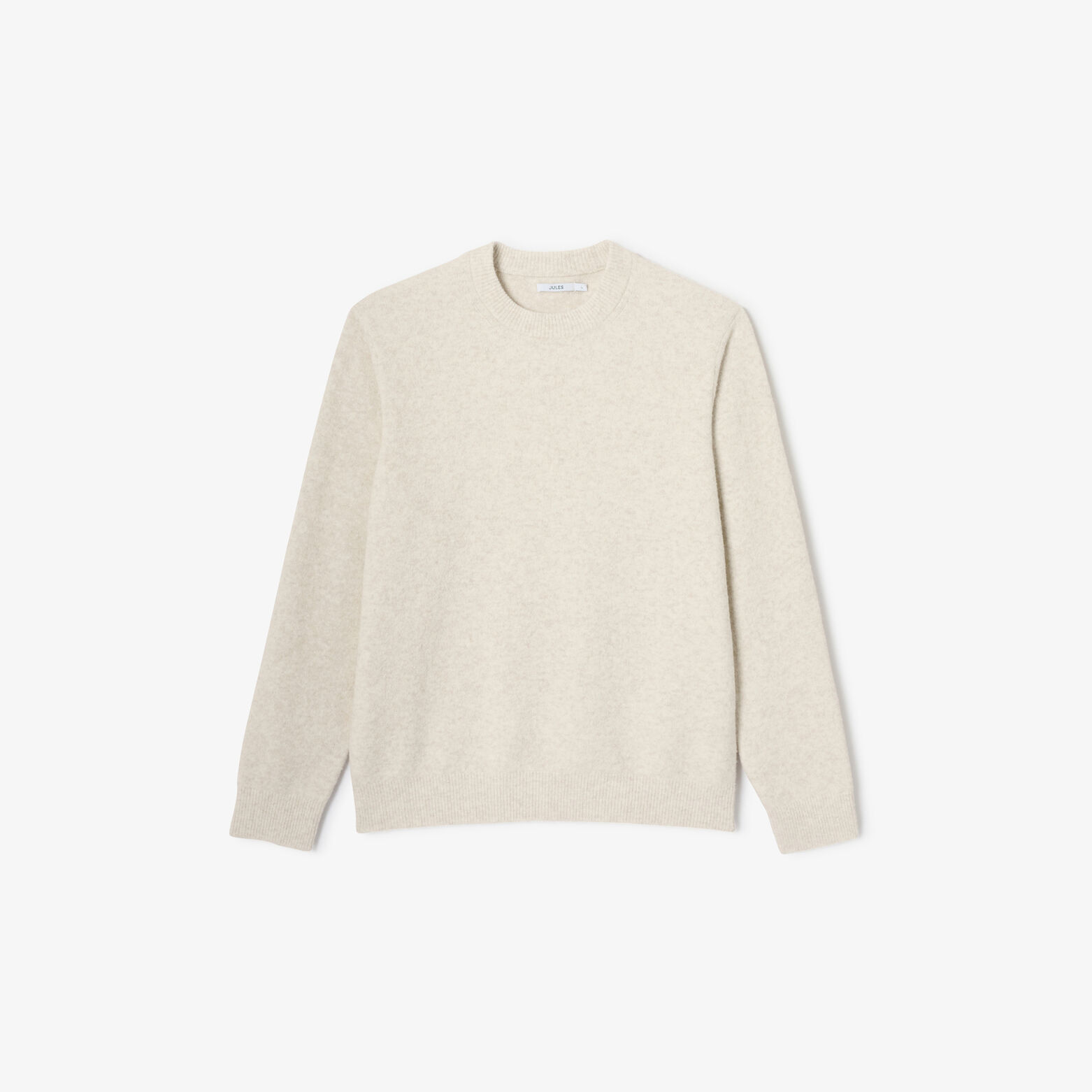 Pull col rond mousseux