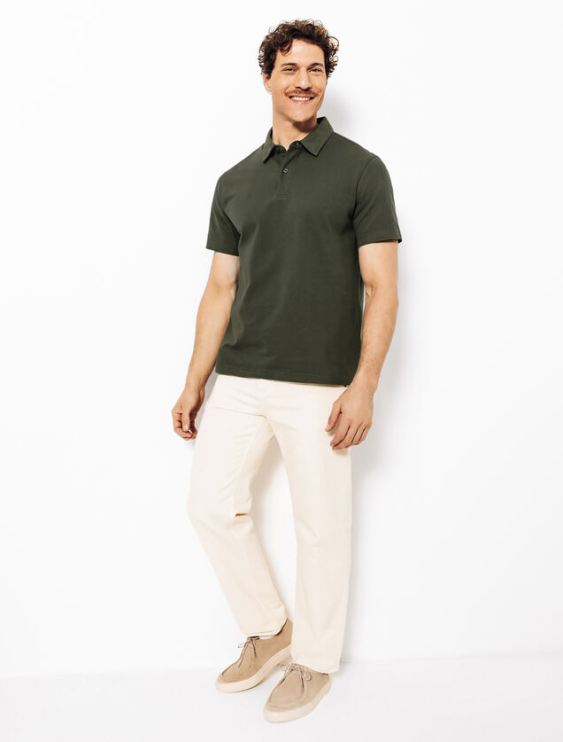 Polo manches courtes chevron