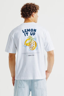 T-shirt ronde hals met print