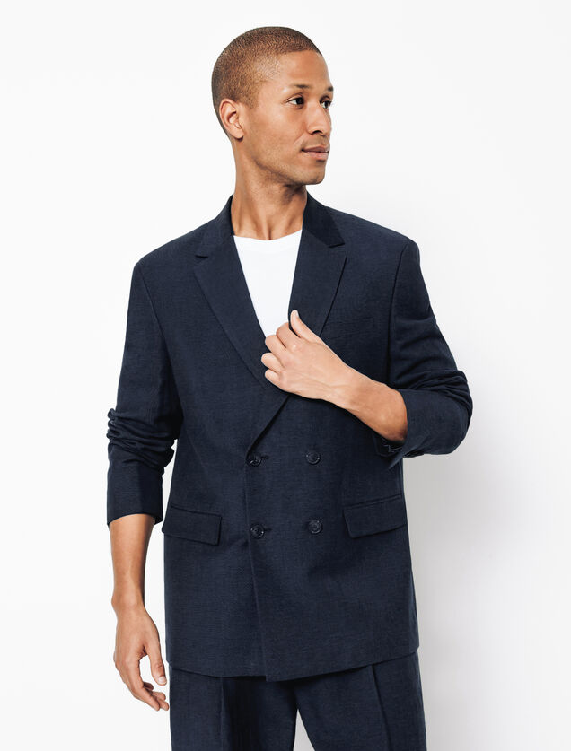 Veste de costume croisée