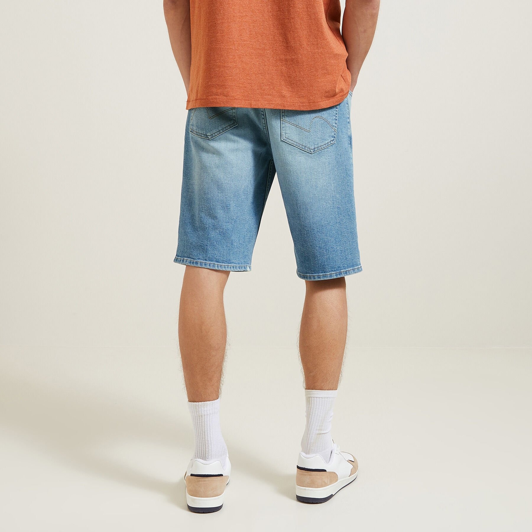 Bermuda en jean en coton recycl Jules BE