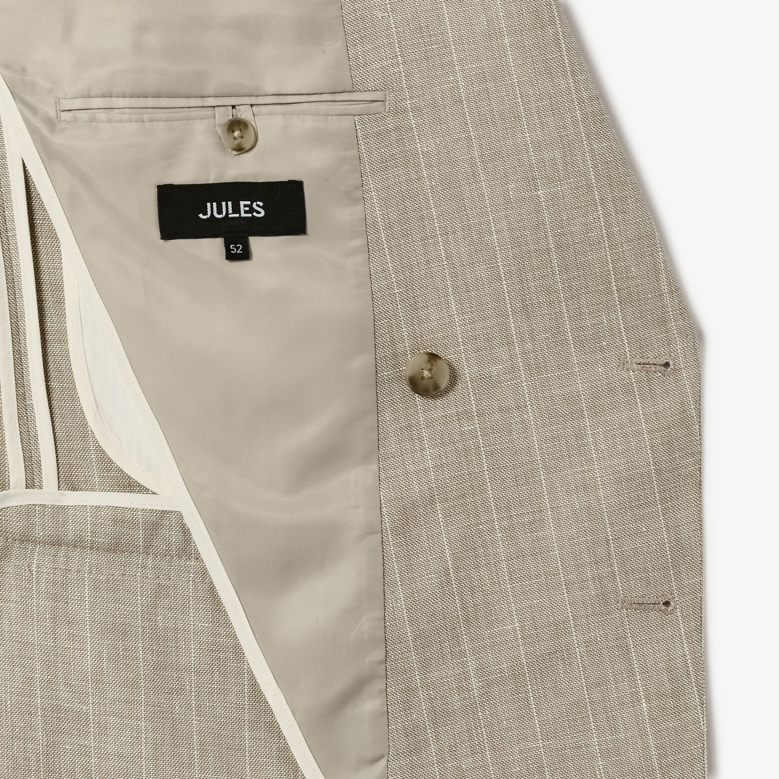 Veste de costume crois&eacute;e confort