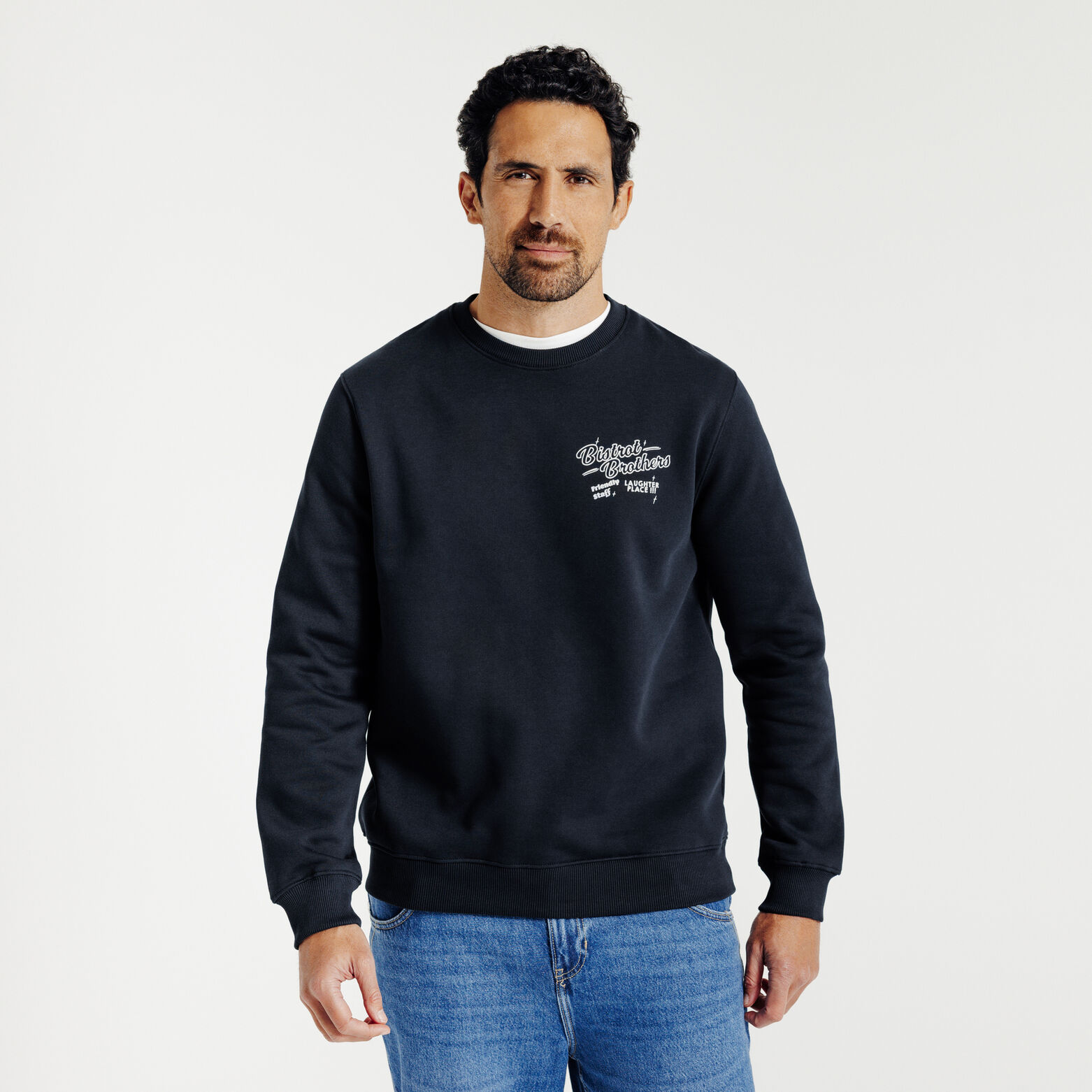 Sweat col rond imprimé