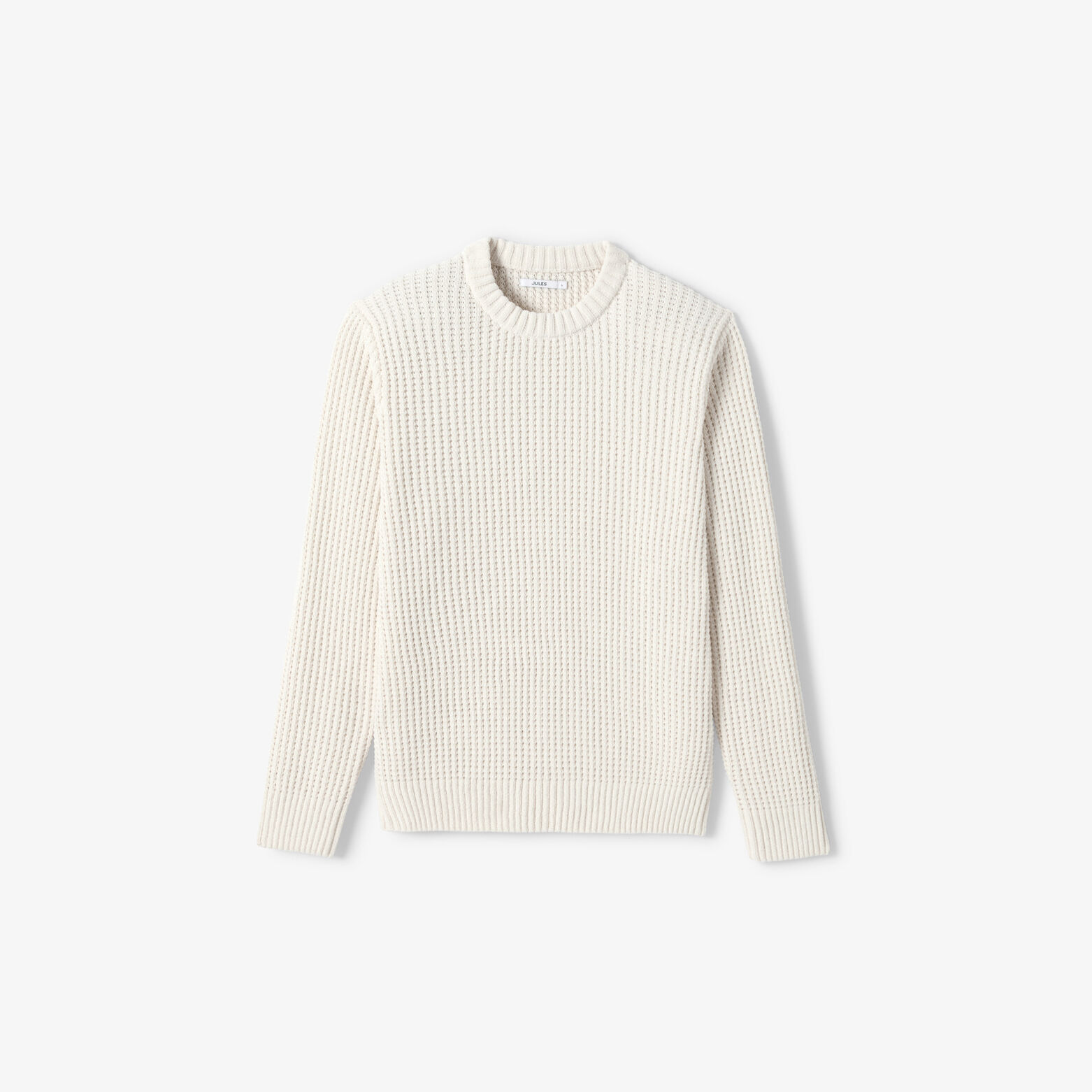 Pull col rond point fantaisie en chenille