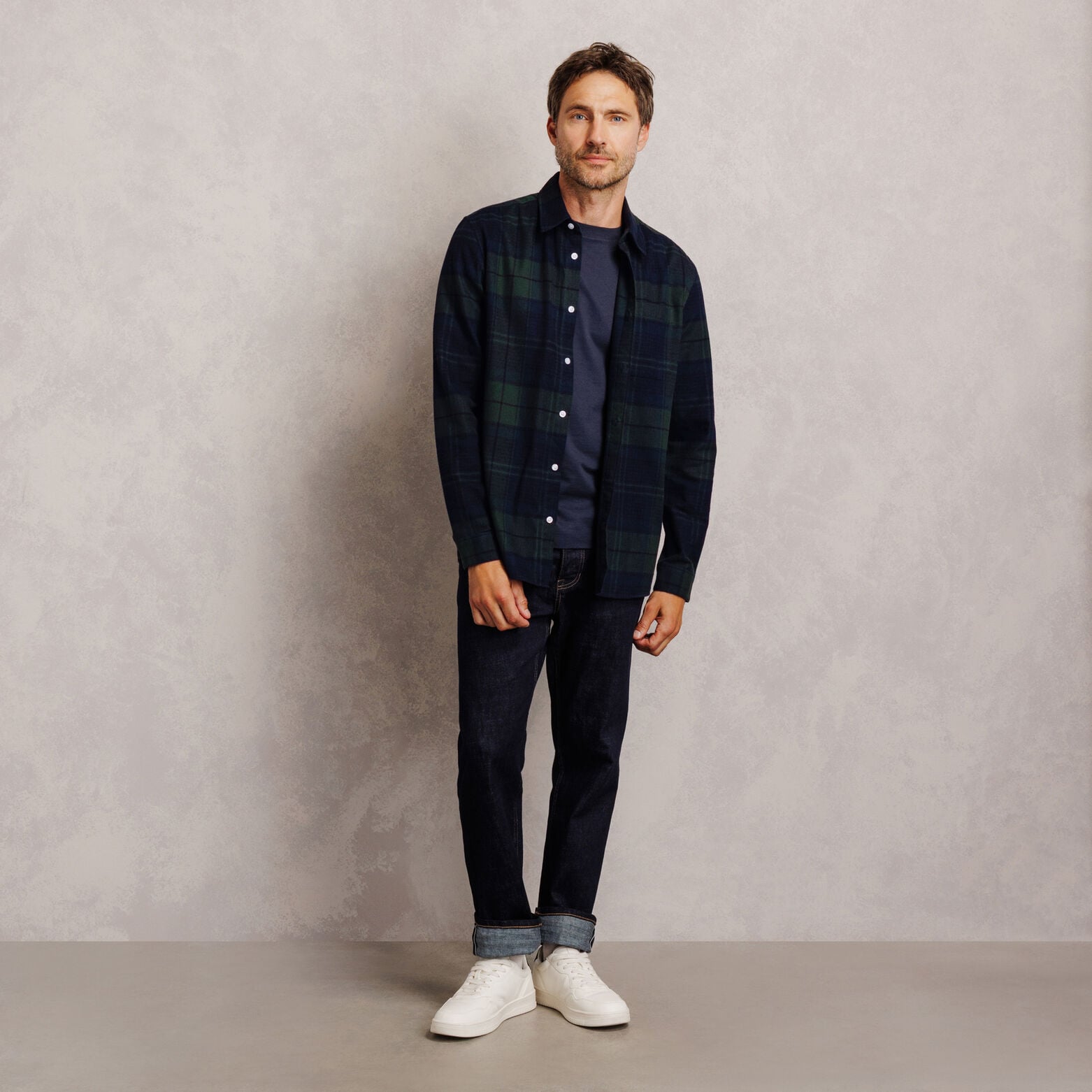 Chemise flanelle &agrave; carreaux 100% coton