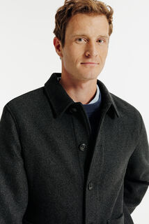 Vest met hemdskraag en knopen