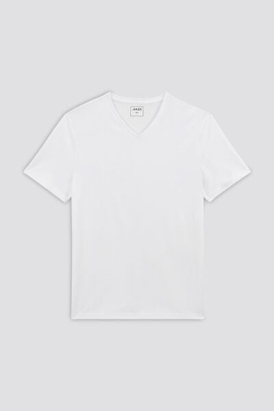 Basic T-shirt met V-hals