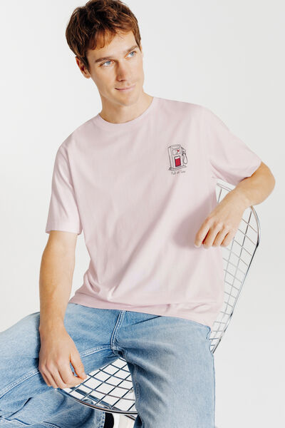 Tee shirt  imprimé Saint-Valentin