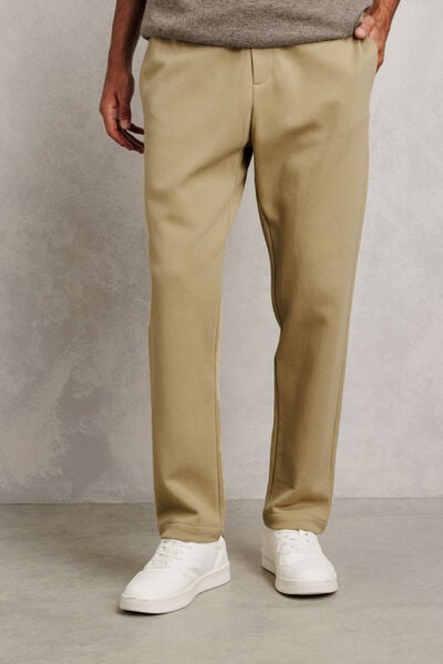 Pantalon chino tapered 100% coton