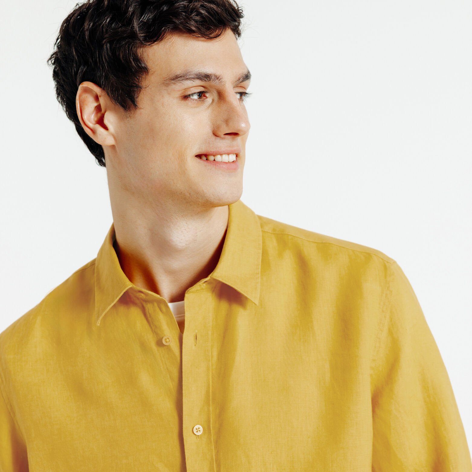 Chemise 100% lin unie