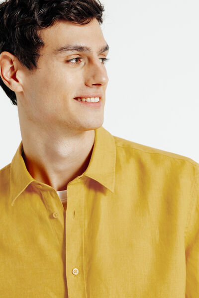 Chemise 100% lin unie
