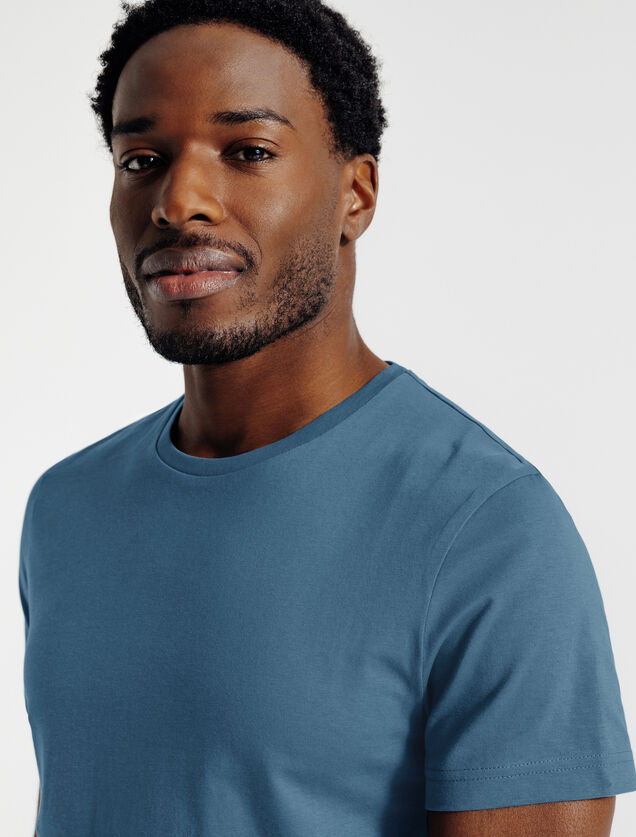 Basic T-shirt met ronde hals