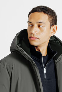 Blouson &agrave; capuche zipp&eacute;