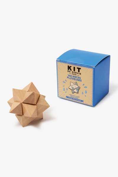 Jeu casse-t&ecirc;te en bois