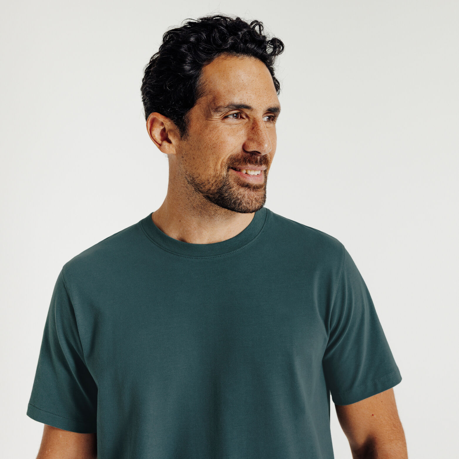 Tee shirt matière douce col rond