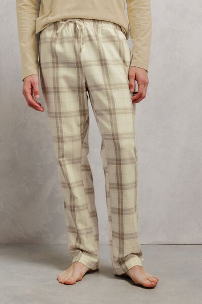 Ensemble pyjama flanelle &agrave; carreaux