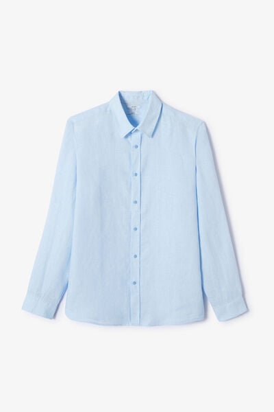 Chemise en lin unie