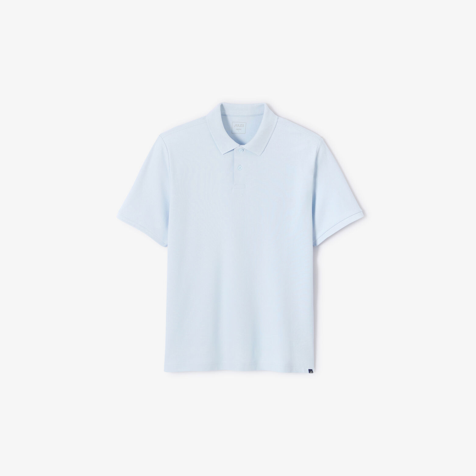 Polo manches courtes piqu&eacute; uni