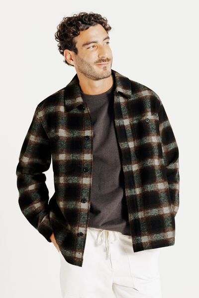 Surchemise à carreaux