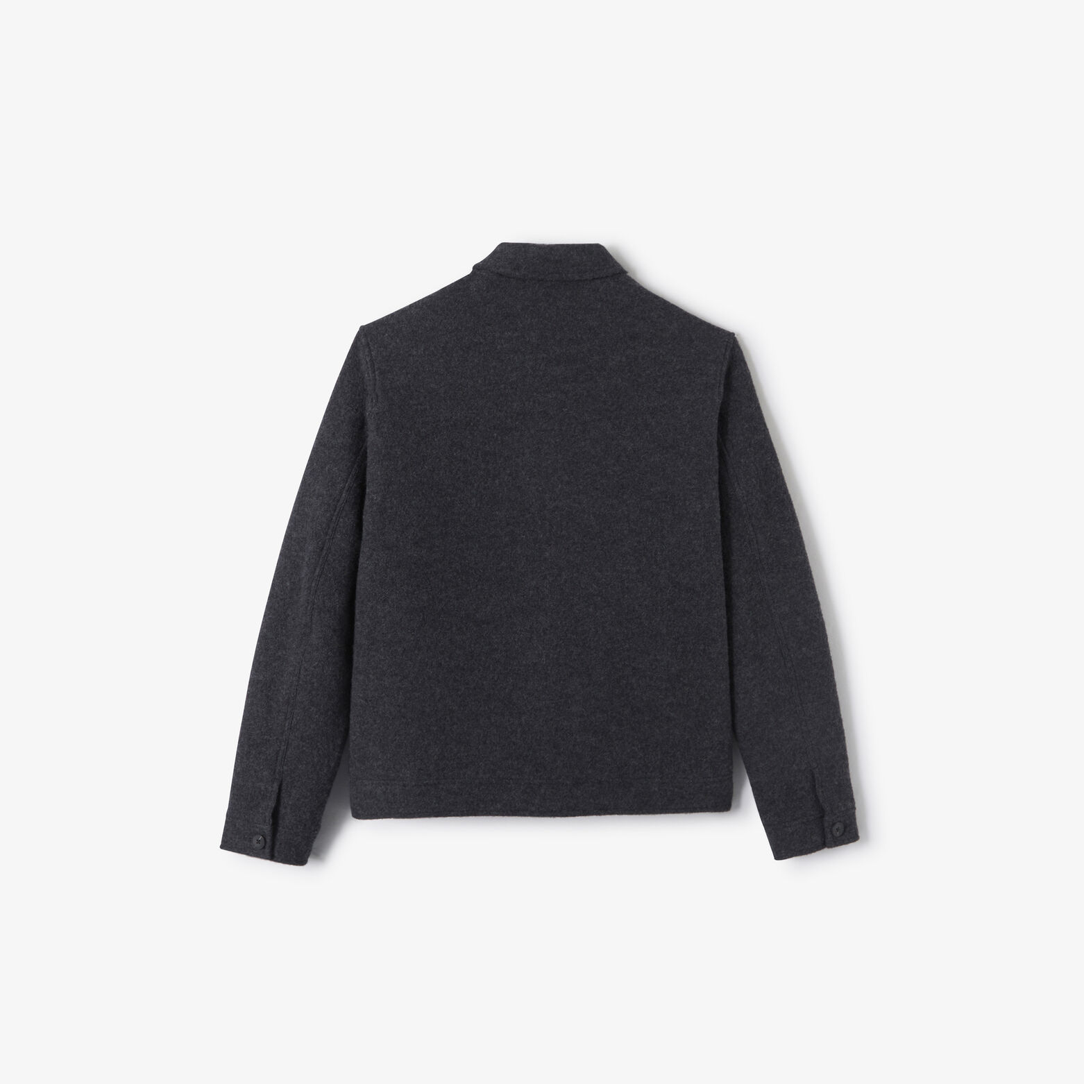 Jack met hemdskraag in wol