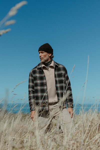 Surchemise à carreaux