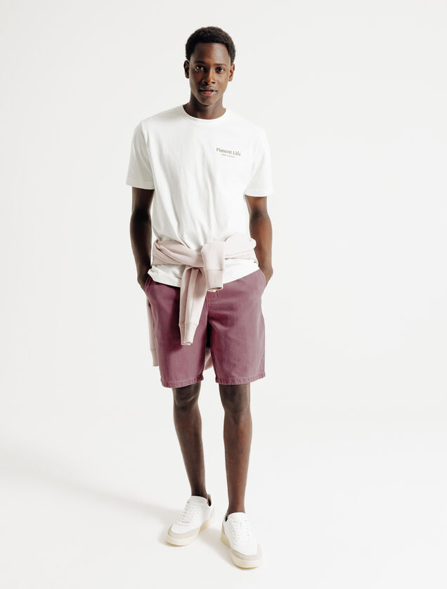 Bermuda taille élastiquée