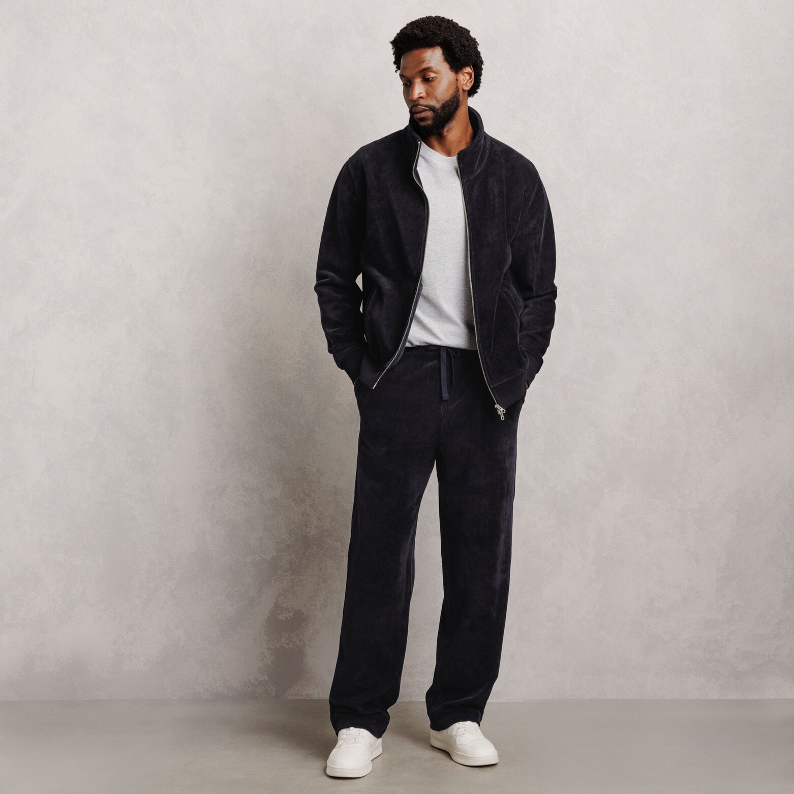 Jogging loose en velours