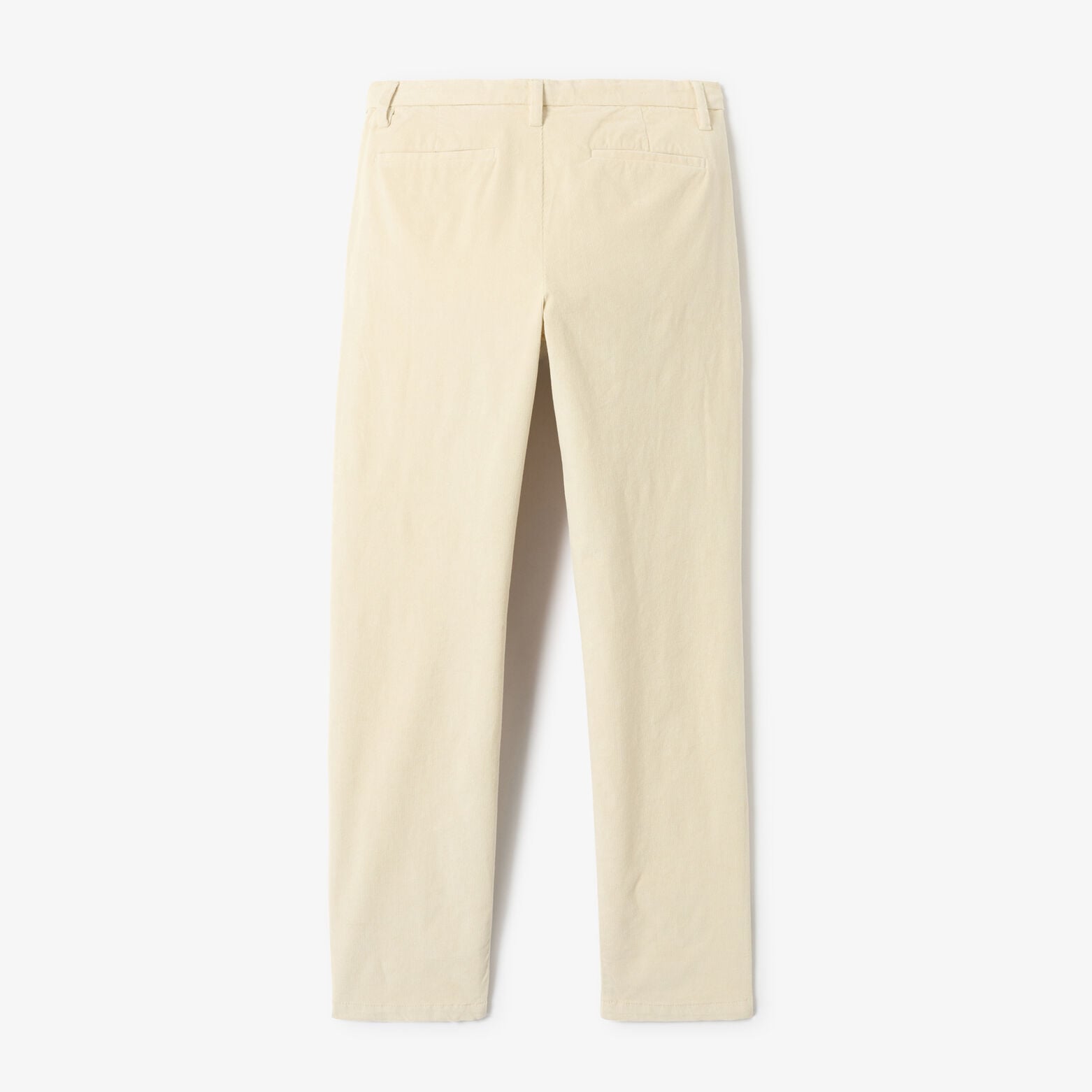 Fluwelen straight chinobroek
