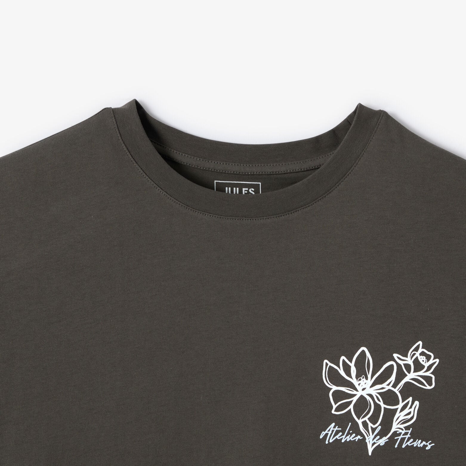 Tee shirt imprim&eacute; devant et dos fleurs