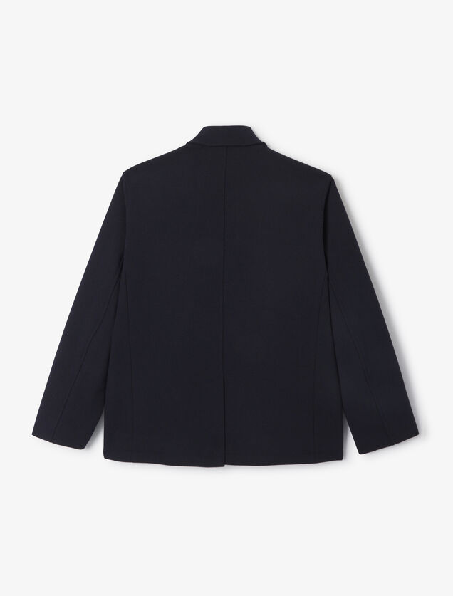 Manteau court boutonnage crois&eacute;