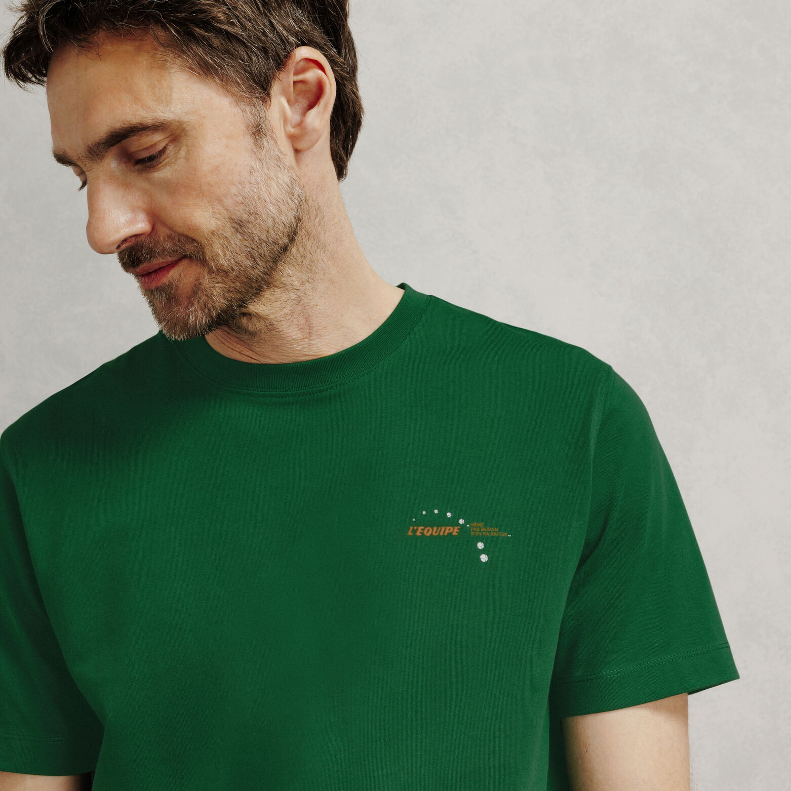 Tee shirt imprim&eacute; dos licence l'&Eacute;quipe