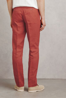 100% linnen kostuumbroek comfort fit