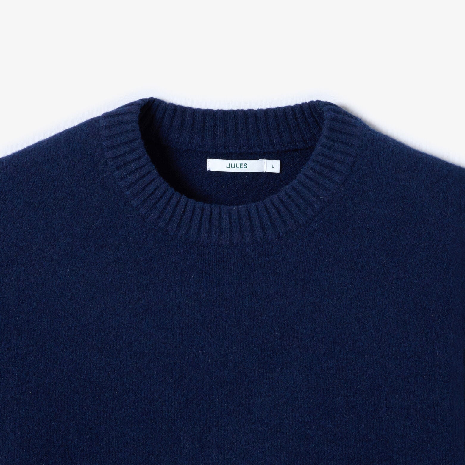 Pull col rond mousseux coton majoritaire