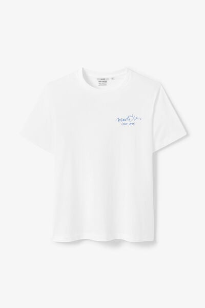 T-shirt met print voor en achter, licentie Matisse