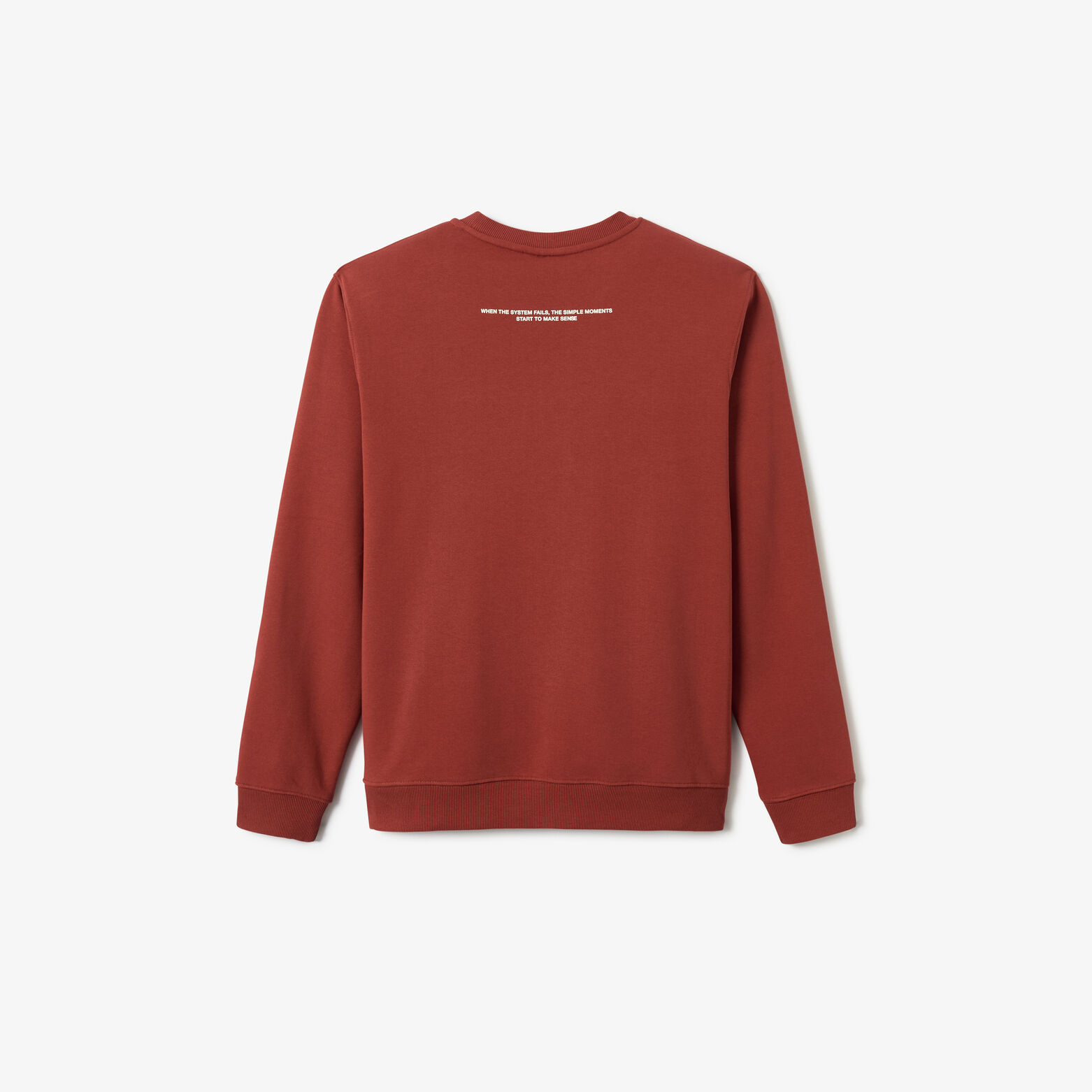 Sweat col rond imprim&eacute; devant dos