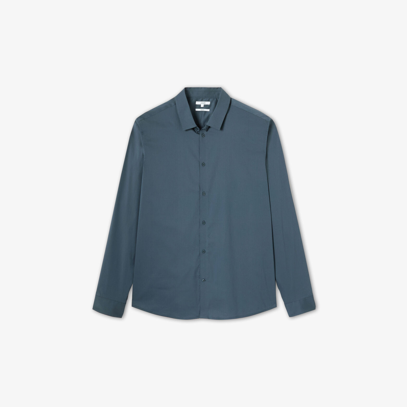 Chemise regular unie coton