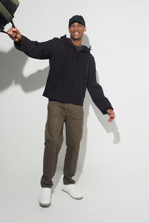 Blouson softshell à capuche