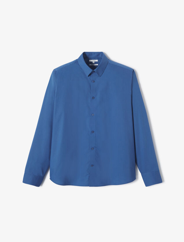 Regular fit effen hemd