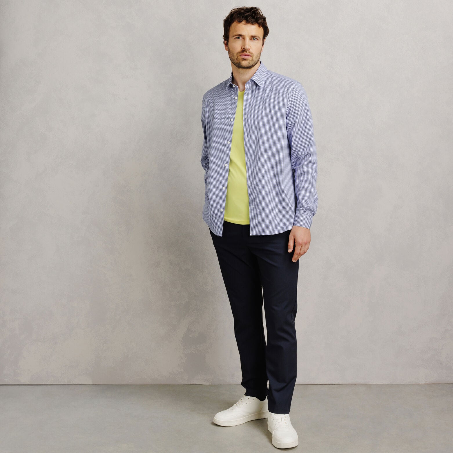 Tee shirt col V en coton