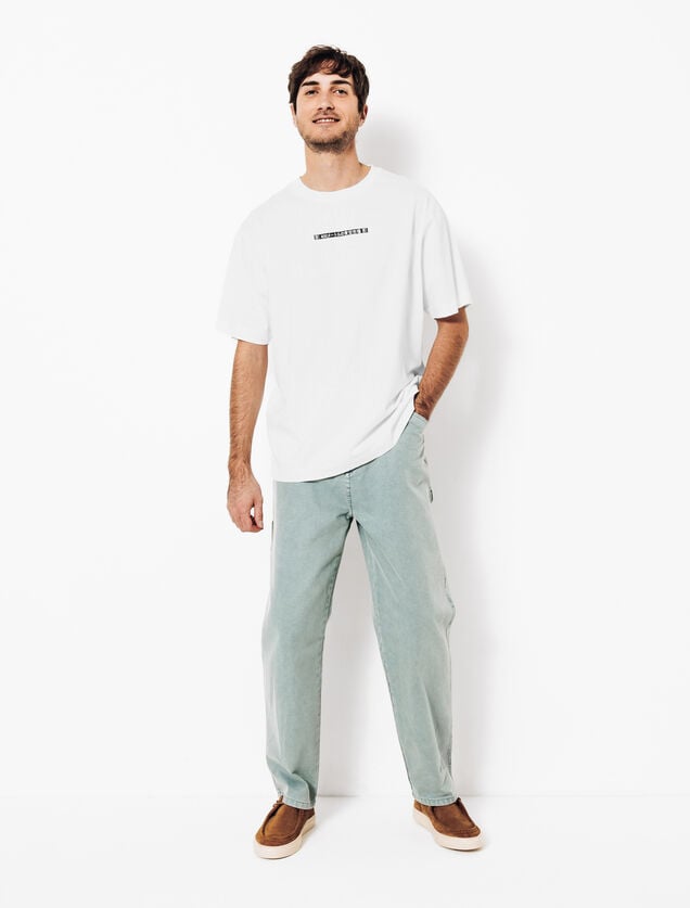 Tee shirt imprim&eacute; JAPON col rond