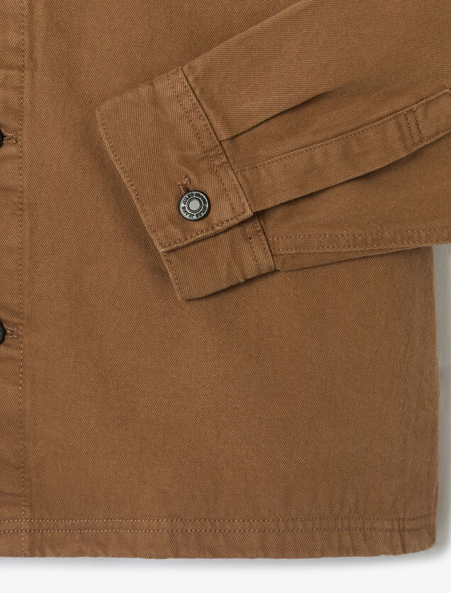 Surchemise en jean coton