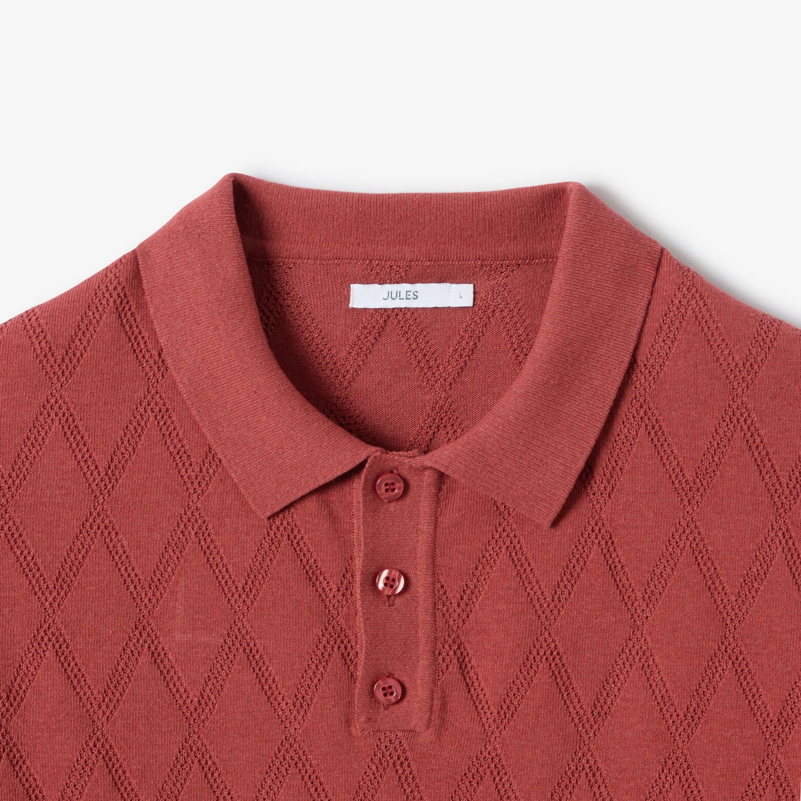 Polo en maille ajour&eacute;