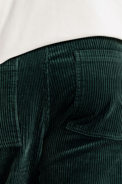 Fluwelen broek met elastische tailleband